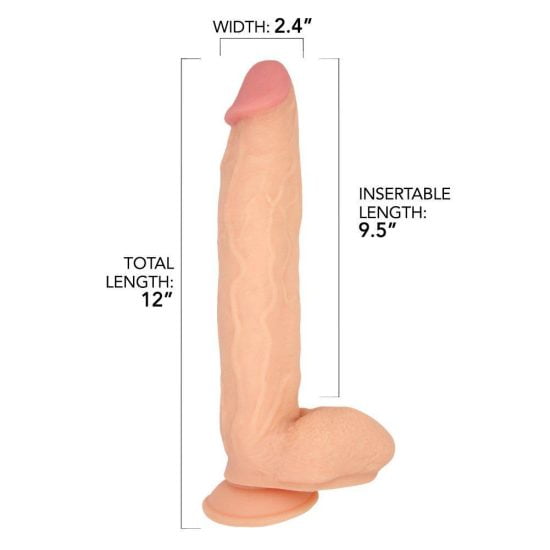 12 Inch Extra Thick Realistic Dildo