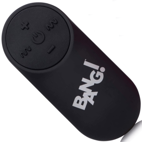 Bang Vibrating Swirl Butt Plug With Wireless Remote 3