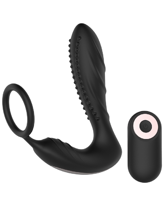 Gender Fluid Enrapt Vibrating Prostate Plug with Remote 1
