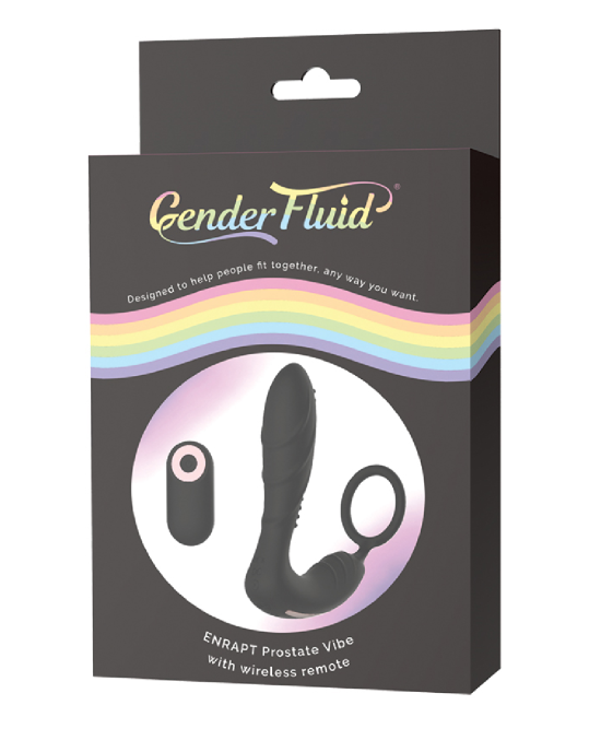 Gender Fluid Enrapt Vibrating Prostate Plug with Remote