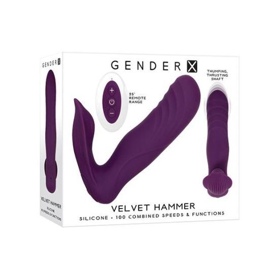 Gender X Velvet Hammer Thrusting Strapless Dildo 2