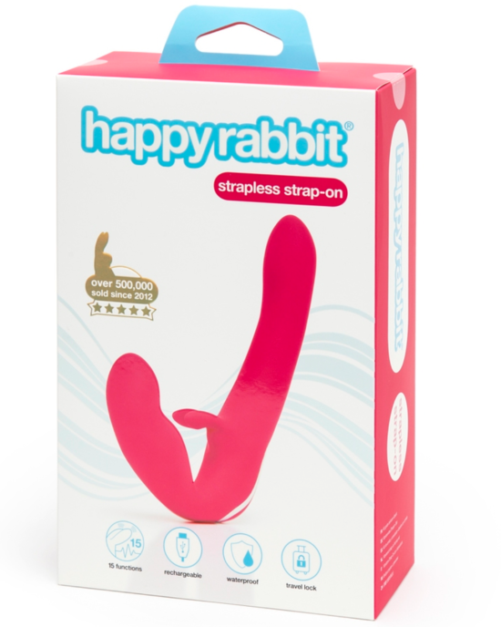 Happy Rabbit Strapless Strap on Rabbit Vibrator