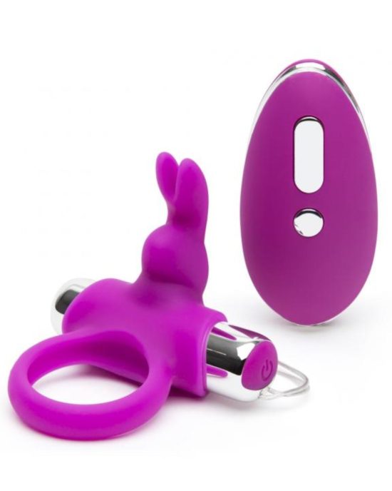 Happy Rabbit Vibrating Remote Control Cock Ring with Bunny Ears 1