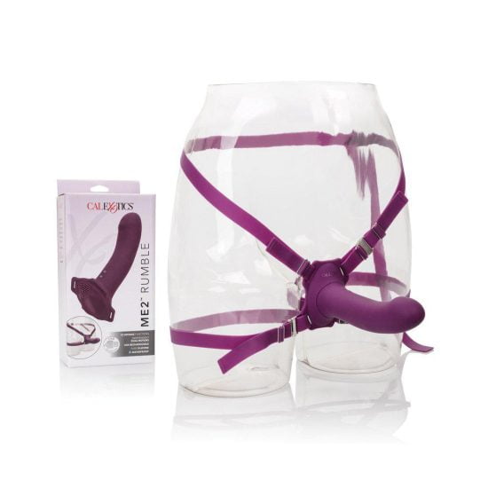 Her Royal Harness ME2 Rumble Vibrating Silicone Strap On 2