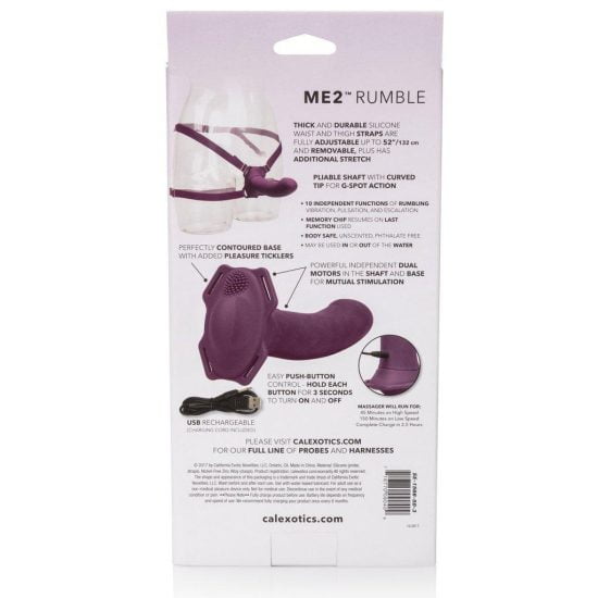 Her Royal Harness ME2 Rumble Vibrating Silicone Strap On