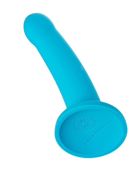 Hux 7 Inch Silicone Dildo Turquoise 2