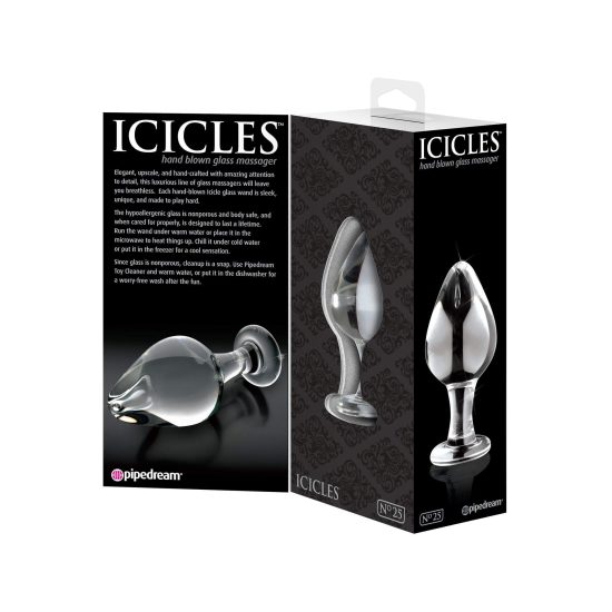 Icicles No. 25 Glass Butt Plug 1