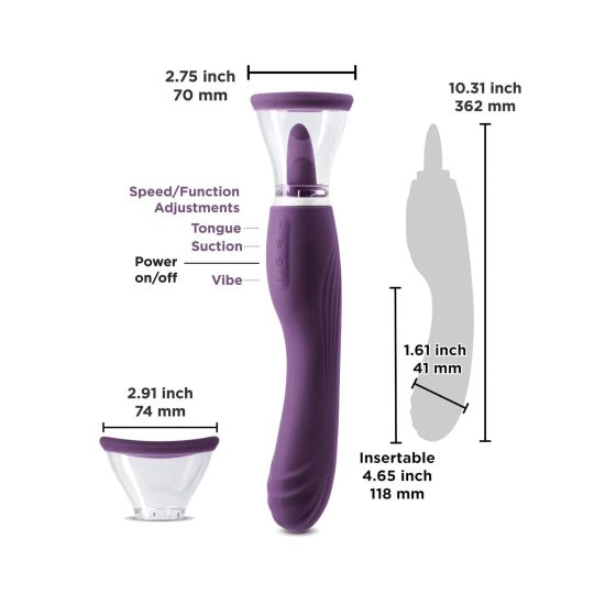 Inya Triple Delight Licking Suction Vibe 4