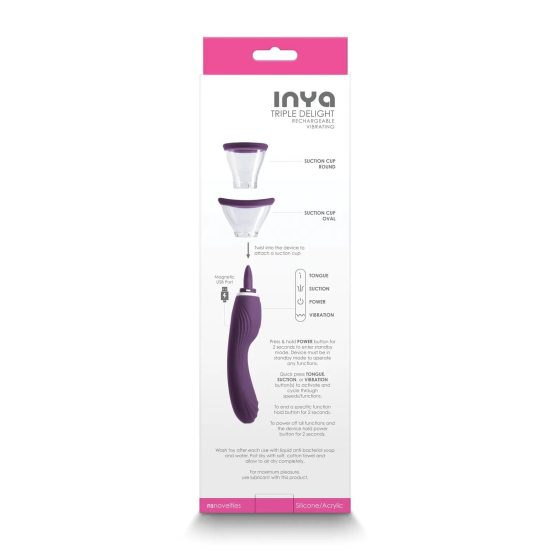 Inya Triple Delight Licking Suction Vibe 8