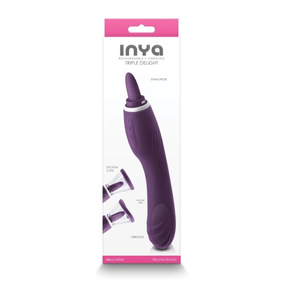 Inya Triple Delight Licking Suction Vibe 9