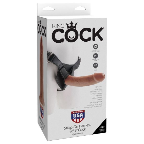 King Cock 9 Inch Strap On 8