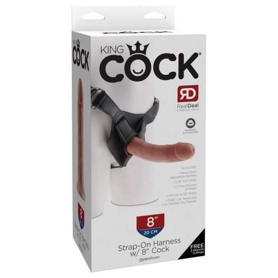 King Cock Strap On Harness with 8 Inch Dildo 16