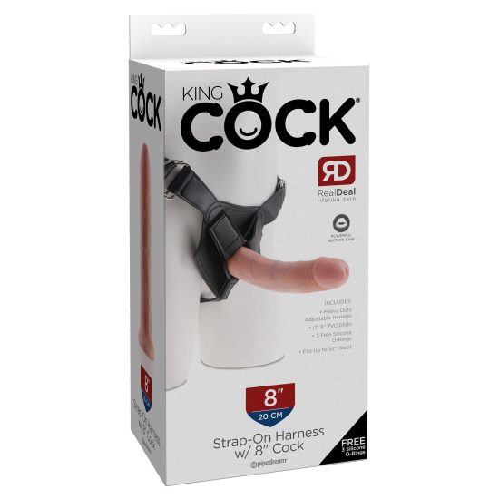 King Cock Strap On Harness with 8 Inch Dildo 21