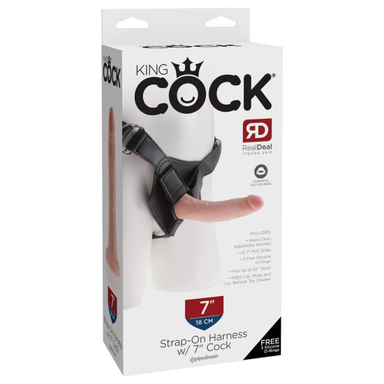 King Cock Strap on Harness with 7 Inch Cock 14
