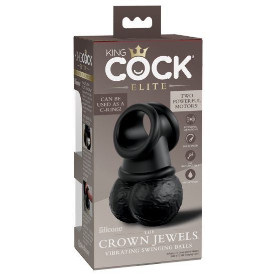 King Cock The Crown Jewels Vibrating Swinging Balls 1