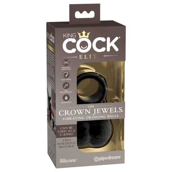 King Cock The Crown Jewels Vibrating Swinging Balls 8