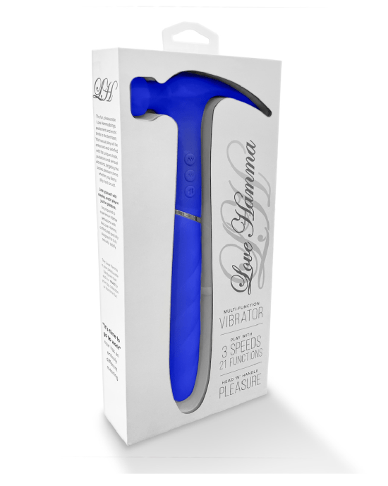 Love Hamma Pulsating Double Ended Vibrator Blue