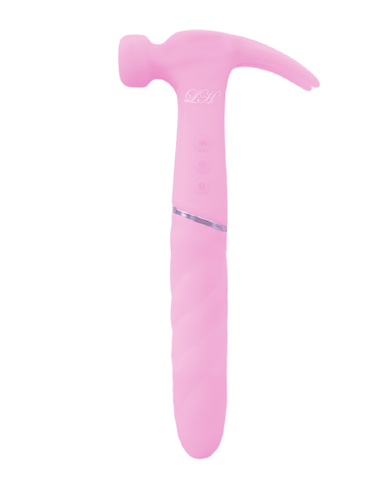 Love Hamma Pulsating Double Ended Vibrator Pink 2