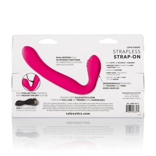 Love Rider Rechargeable Vibrating Strapless Strap On 3