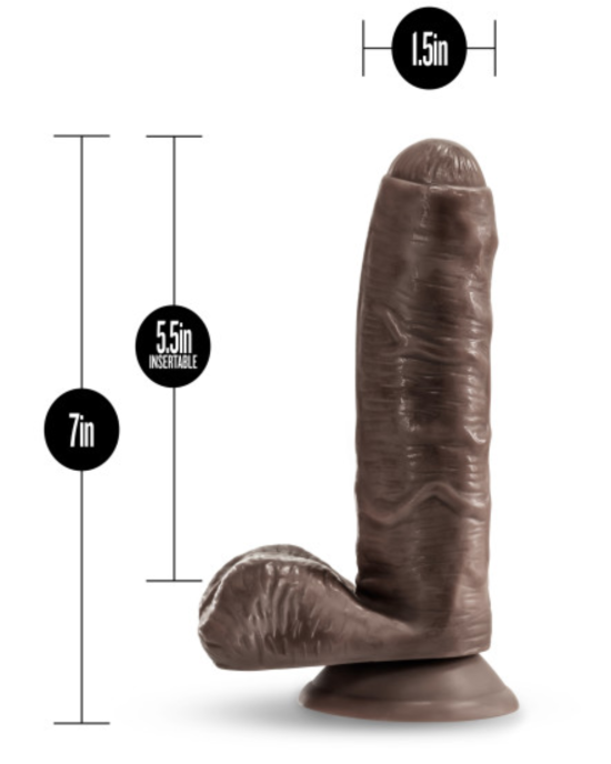 Loverboy Pierre the Chef 7 Inch Uncut Dildo Chocolate 1