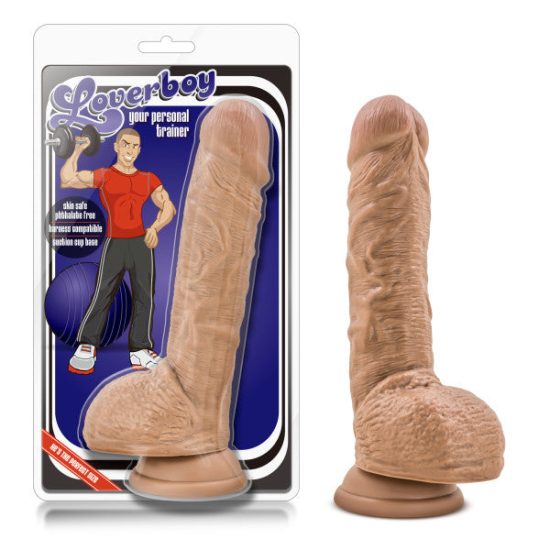 Loverboy Your Personal Trainer 9 Inch Dildo Mocha