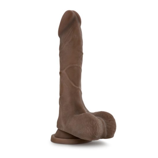 Mister Perfect Dual Density 8.5 Inch Dildo Chocolate