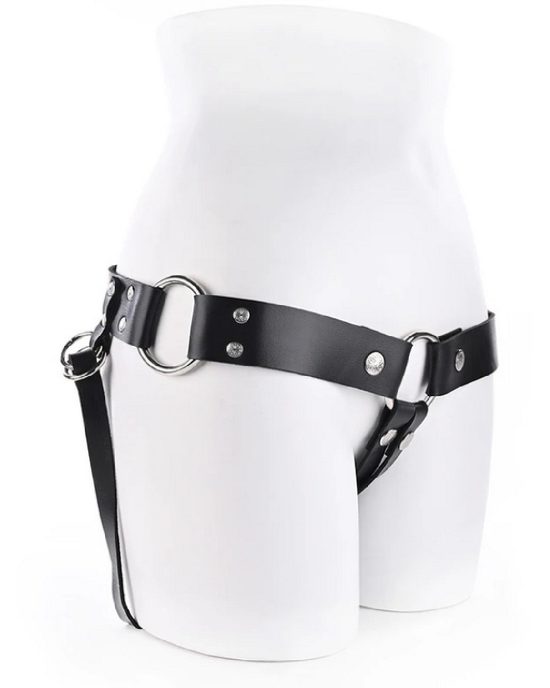 Montero Heavy Duty Vegan Leather Strap on Harness 2