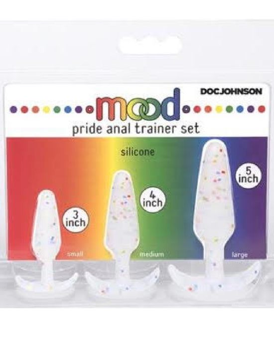 Mood Pride Anal Trainer Silicone Set 3 Sizes