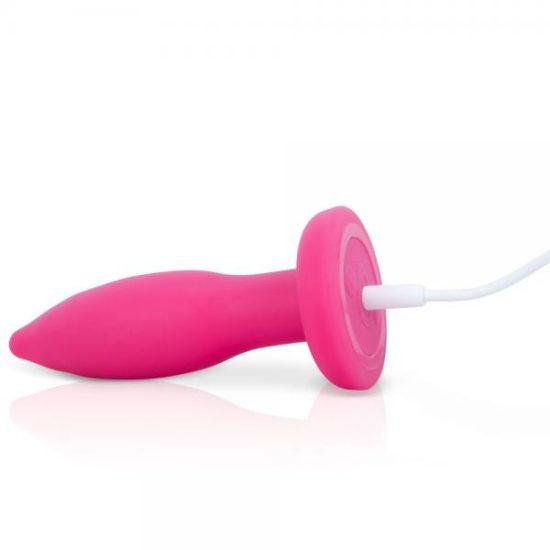 My Secret Silicone Remote Controlled Vibrating Butt Plug Pink 2