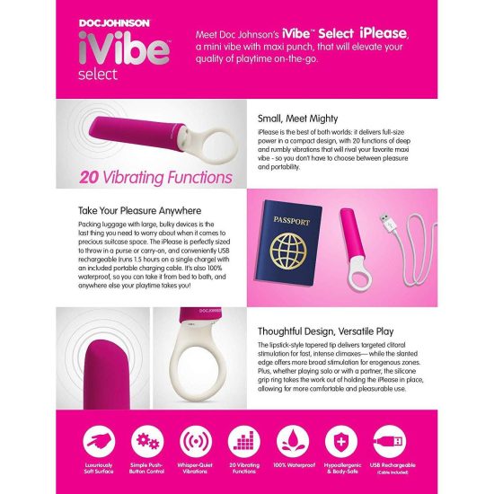 iVibe Select iPlease Small Vibrator 6